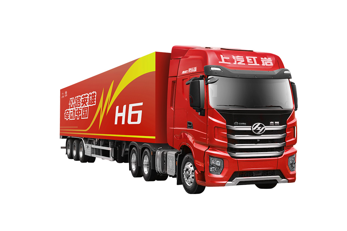 上汽红岩 杰狮H6 欧标版 510马力 6X4 AMT自动档牵引车(液缓)(CQ4257SK13334A)