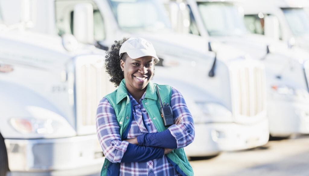 BIPOC truck driver