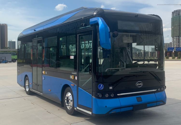 BYD Bus 14-72 seats 8.7m pure electric low-floor urban bus  (BYD6870B1BEV1)