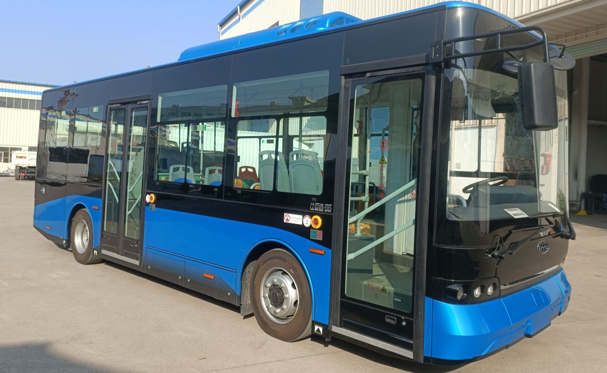 BYD Bus 14-76 seats 8.55m pure electric city bus  (BYD6852B3EV2)